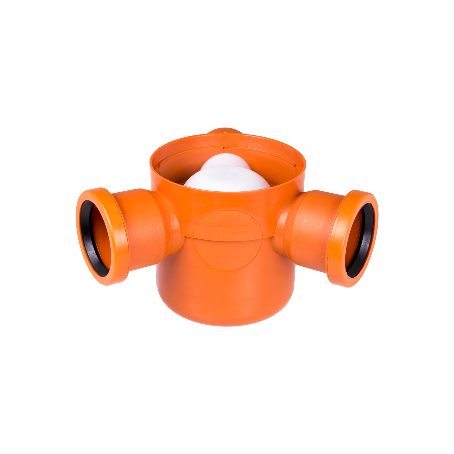 Sifon pardoseala Styron cu doua intrari si o iesire laterala, cu sifonare dubla