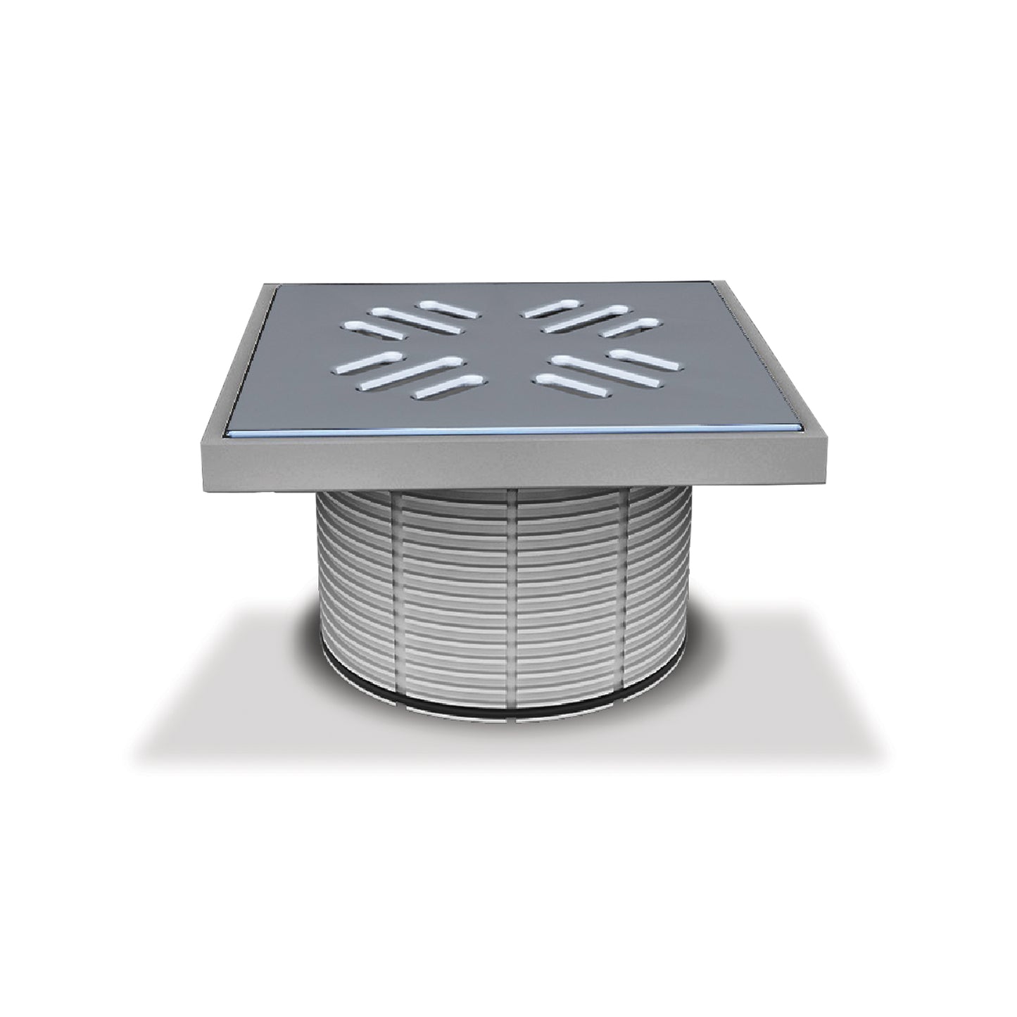 Inaltator Styron gri cu gratar inox