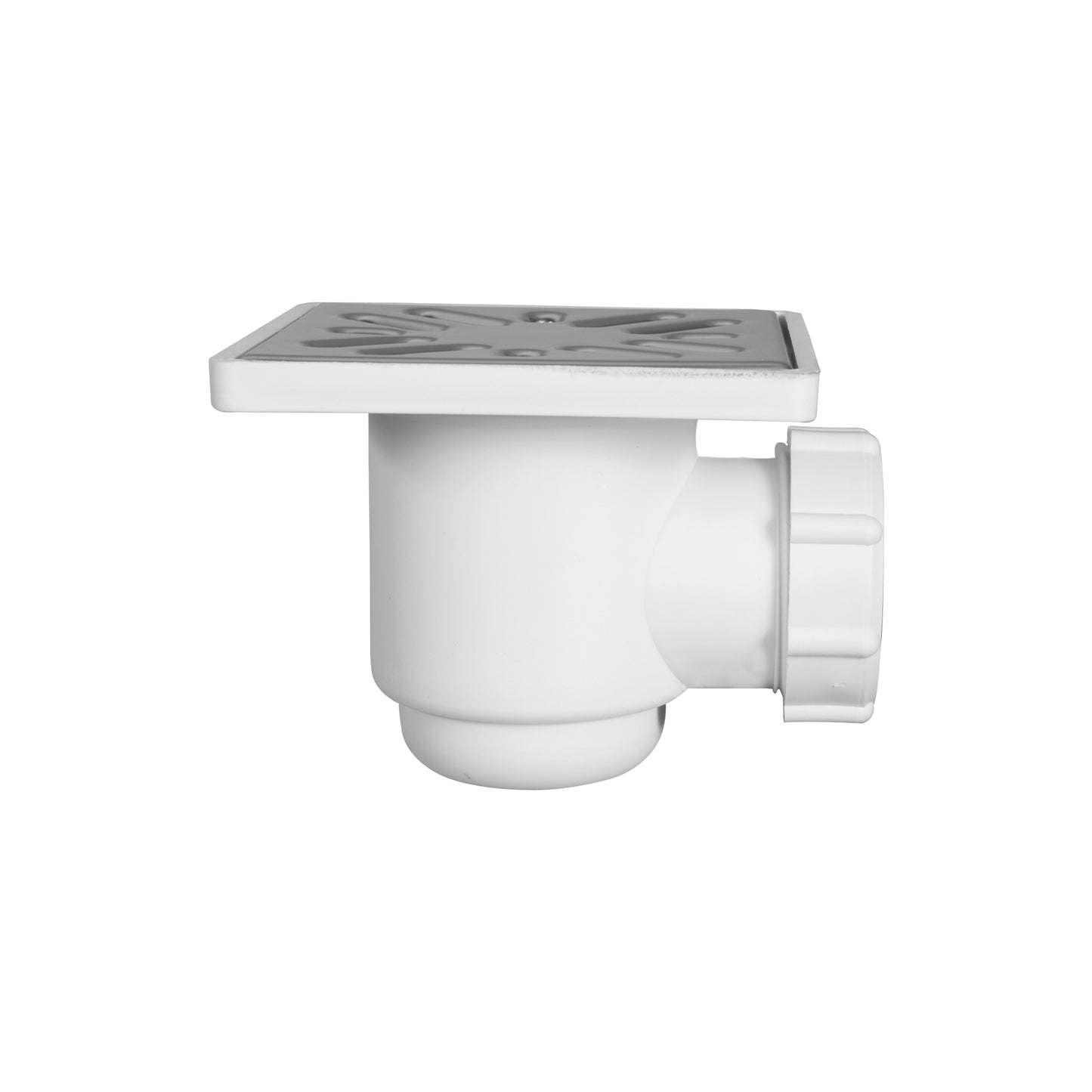 Sifon pardoseala Styron cu gratar inox, iesire laterala