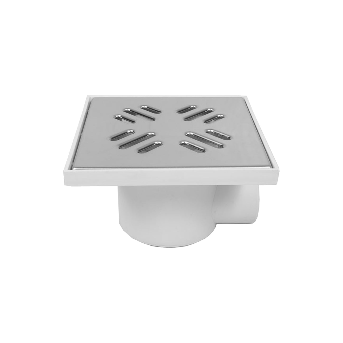 Sifon pardoseala Styron cu gratar inox, iesire laterala