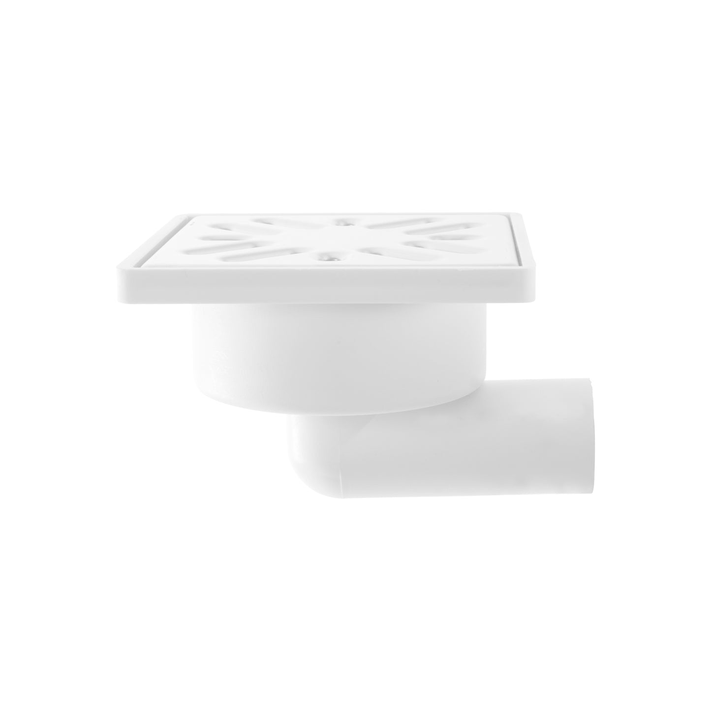 Sifon pardoseala Styron cu gratar inox, iesire laterala