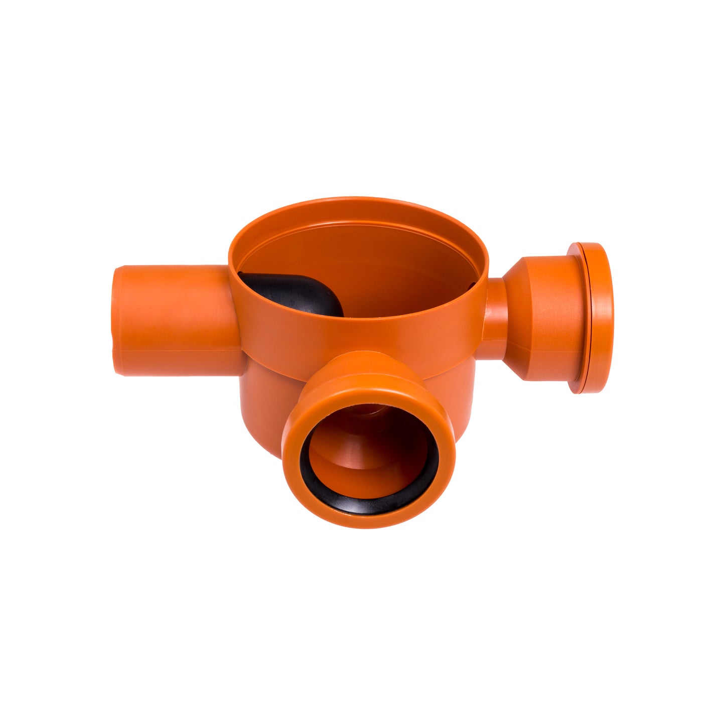 Sifon pardoseala Styron cu doua intrari si o iesire laterala - dreapta