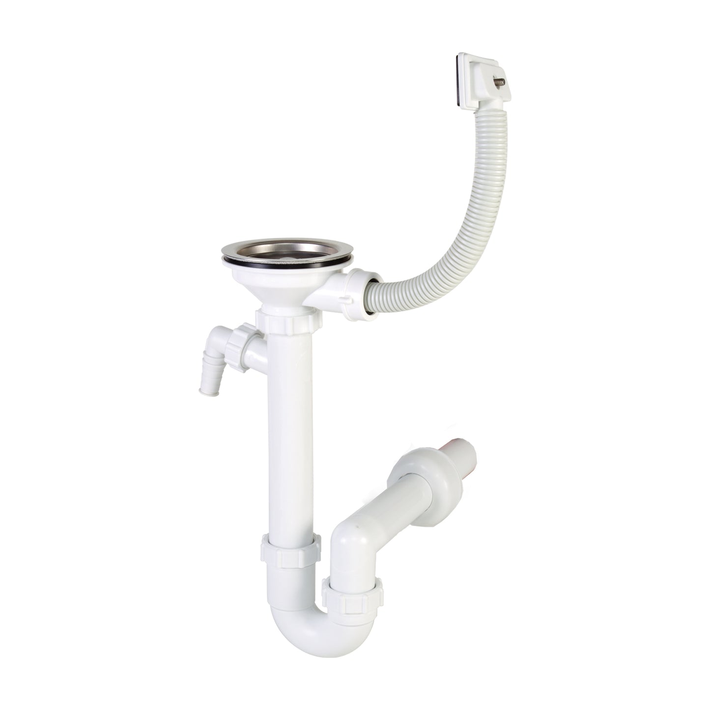 Sifon tip teava cu preaplin si racord pentru masina de spalat - Styron