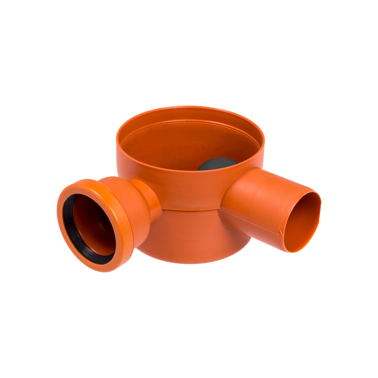 Sifon pardoseala Styron cu o intrare si o iesire laterala 90° - stanga