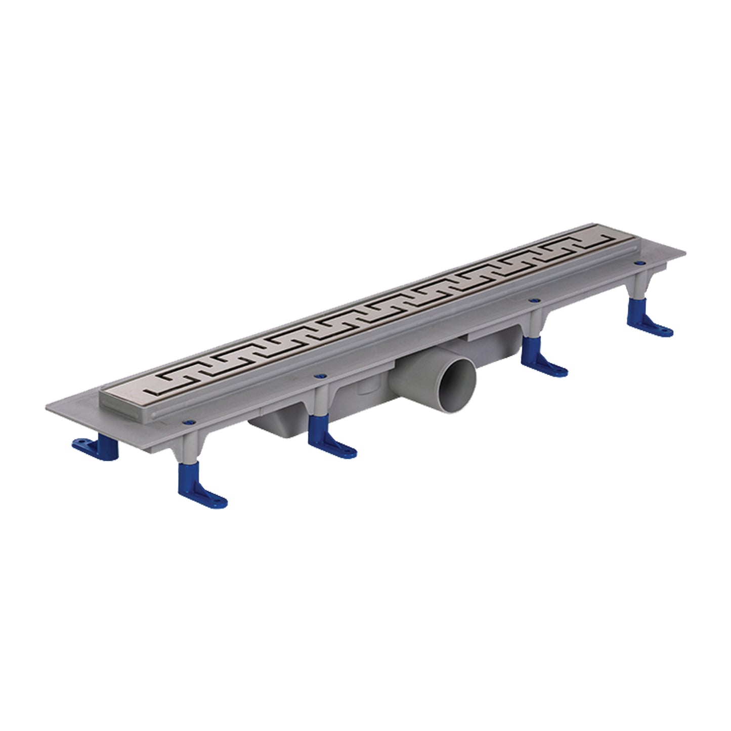 Rigola dus slim Styron Chain cu gratar inox