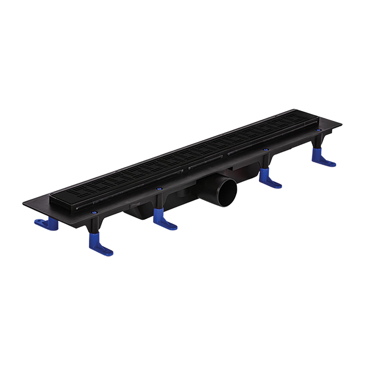 Rigola dus slim Styron Domino cu gratar inox