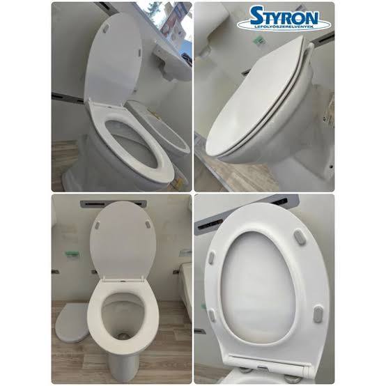 Capac WC slim, duroplast, soft-close, easy-click Raba-Styron