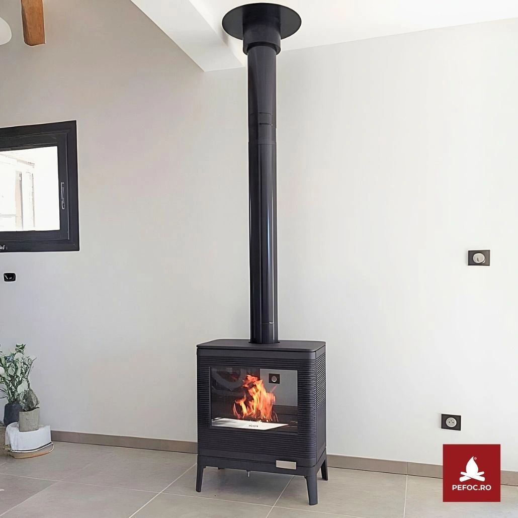 Soba de fonta pe lemne 9-13.5kW Kazan