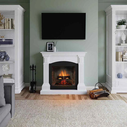 Magna Pure White semineu electric PowerFlame 2