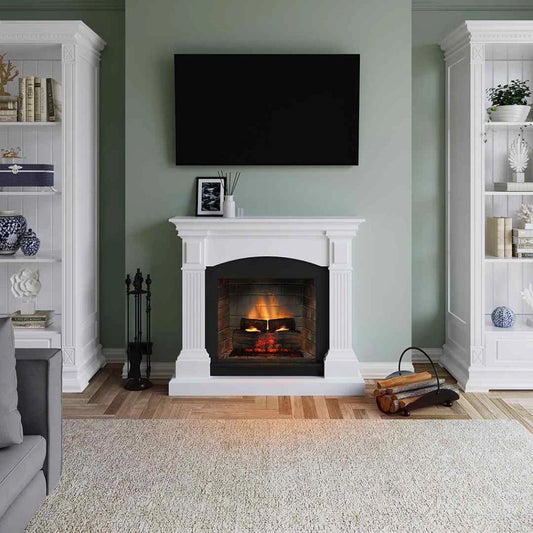 Magna Pure White semineu electric PowerFlame 2