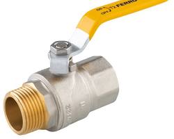 Robinet cu bila interior-exterior pentru gaz cu maneta EFFEBI Italy