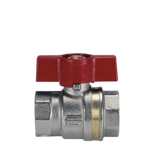 Robinet trecere cu bila interior-interior pentru apa cu maner  tip fluture EFFEBI Italy